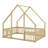 House-Shaped Floor Bed, Fence and Guardrails-716369289