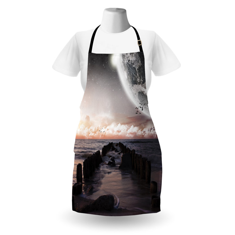 No Pattern Bib Apron