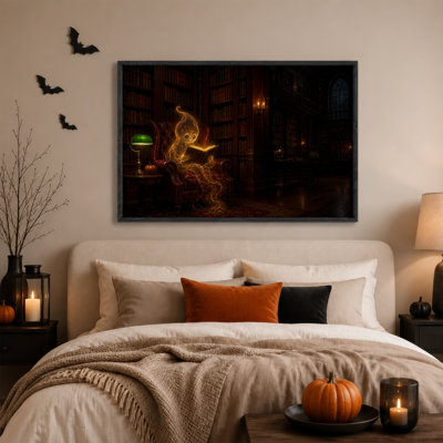 Art mural sur toile, "Glowing Ghost"