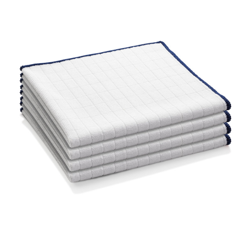 Waffle Dish Cloth Kitchen Towel, Blue/White