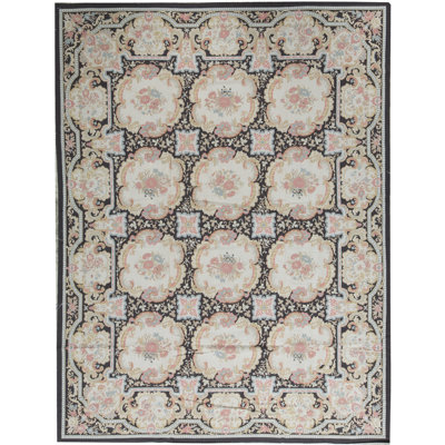 Hand-Knotted High-Quality Brown and Beige Area Rug
