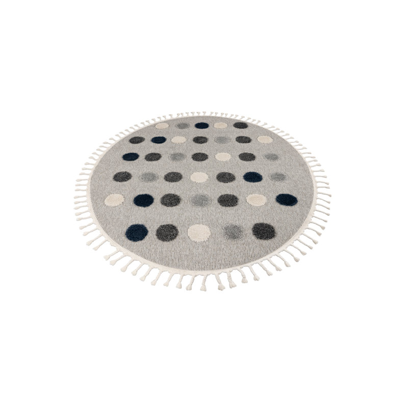 Camus Animal Print Area Rug, Round 133cm