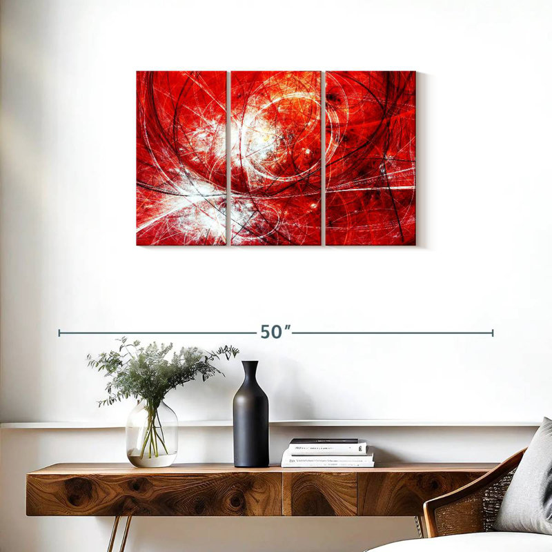 Avery Crimson Universe Abstract, H 20 po x l 33 po