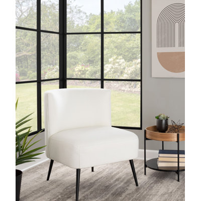 Upholstered Slipper Chair
