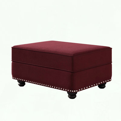Velvet Ottoman for Modular Sofa Combinations