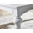 94" White Solid Wood Dining Table