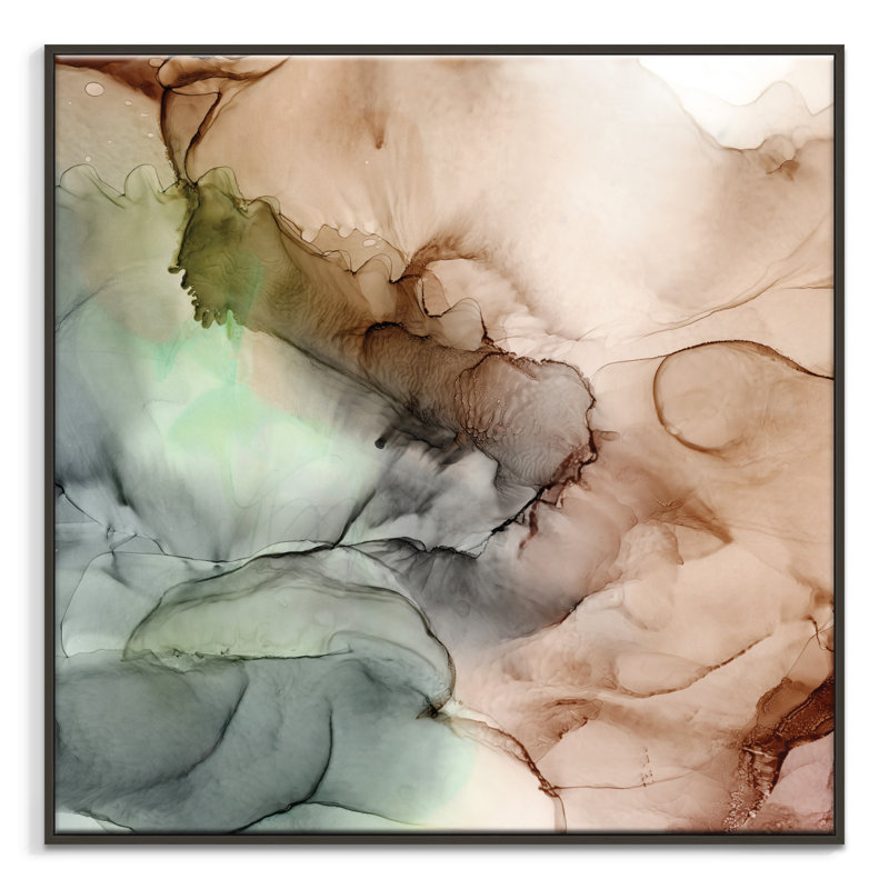 Fern Siebler Fighter by Fern Siebler - Print on Canvas, Black Framed, 62.5cm H x 62.5cm W x 4cm D