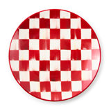 Cherry Check Salad Plates