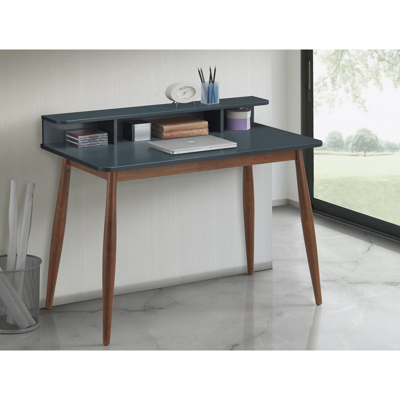 Bureau d'écriture avec huche Roskilde, Gris / Brun