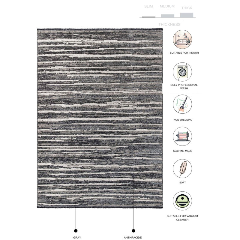 Tapis Taneah, Rectangle 2 pi 8 po x 5 pi
