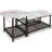 Nesting Table Set Of 2, Modern Round End Table & Rectangular Coffee Tables For Living Room Apartment-1738866689