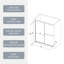 50" - 54" W x 70" H Bypass Single Sliding Semi-Frameless Shower Door with 1/4" Tempered Glass-101431676