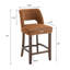 Tabouret de comptoir rembourré en bois massif-87925485-87925483