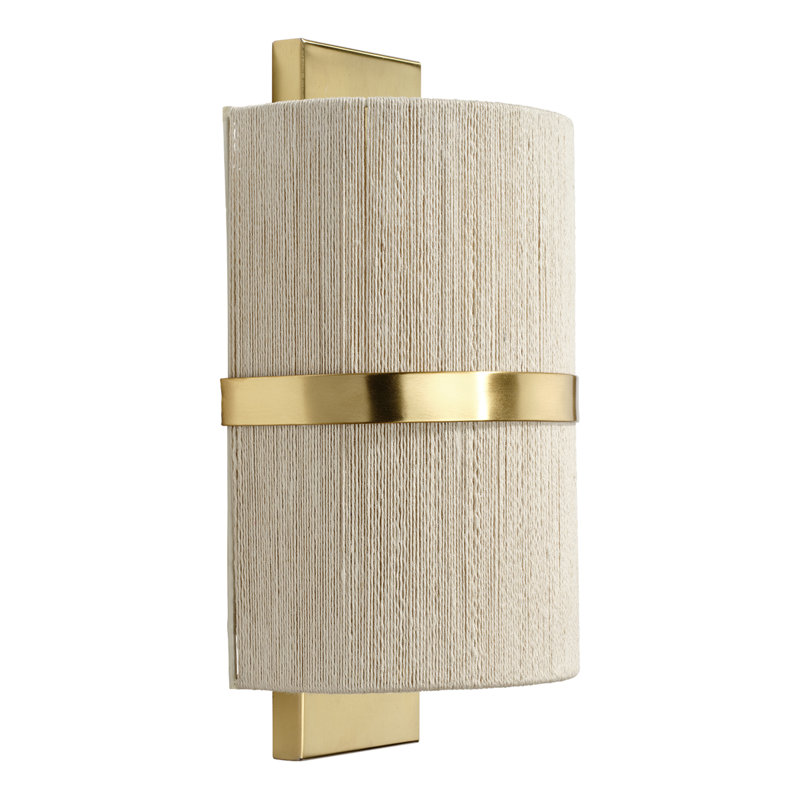 Carousel 1-Light Wall Sconce, Off-White