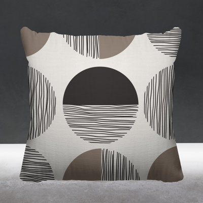 Dubo Abstract Outdoor Reversible Throw Pillow