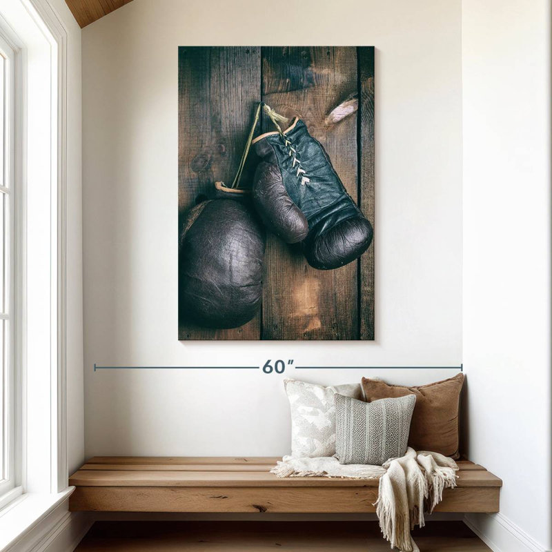 Sireci Old Boxing Gloves, 48" H x 32" W
