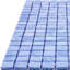 Skosh 0.6" x 0.6" Glass Grid Mosaic Wall & Floor Tile