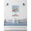 Surfboard And A Tree - Single Picture Frame Painting-1479057988