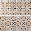 Décalcomanie octogonale vaudoise Zimer avec tacos 7-7 / 8 po X 7-7 / 8 po Carreau de porcelaine pour plancher et mur-112730114