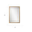 Miroir mural rectangulaire en métal-466013086-466013085