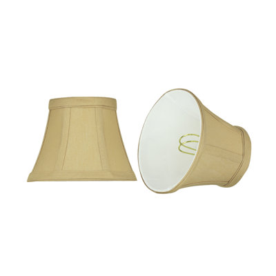 4'' H Sateen Cotton Bell Lamp Shade