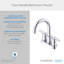 Parma 2-handle Bathroom Faucet with Drain Assembly-86174582