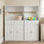 Armoire de buanderie 78,7 "avec 5 tiroirs, comptoir large 78,7"