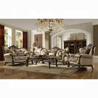 Latisha Contemporary Sofa With Plush Seating & 8 Accent Pillows