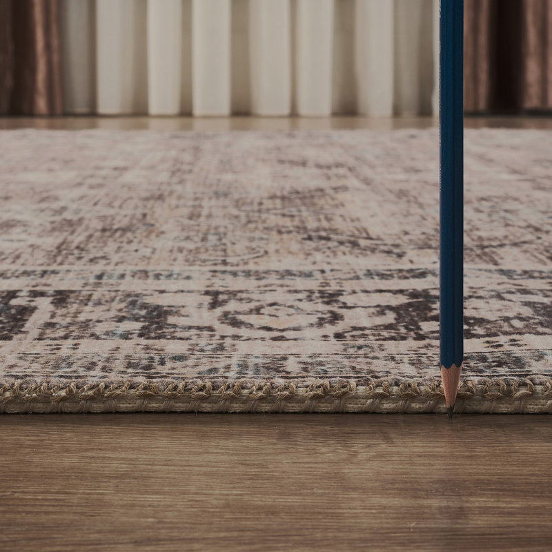 Majestic GC_RYL1004 Brown 2 Ft. X 3 Ft. Area Rug, Rectangle 2' x 3'