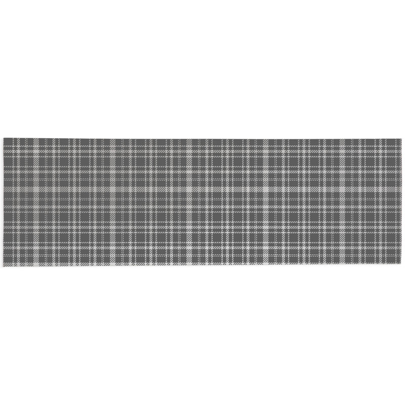 Rocky Tartan Non-Slip Outdoor Rug, Runner 2'6" x 8'