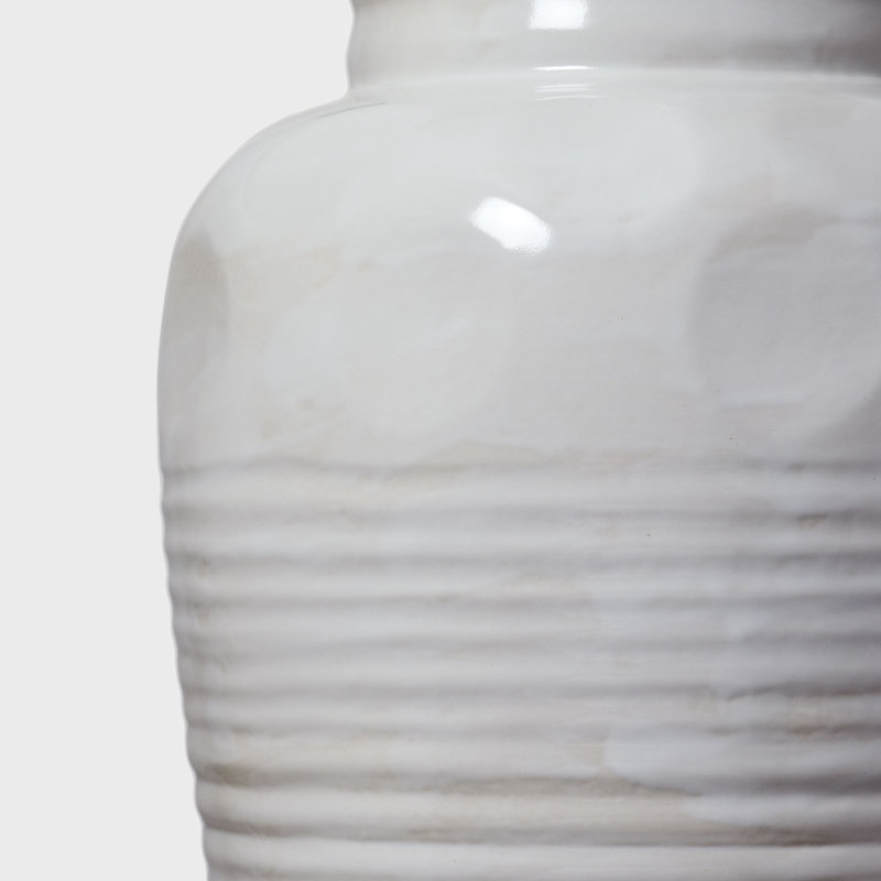 Thomas O'Brien Selena 1 Light Bedroom Home Office Living Room Lamp With White Linen Shade, White