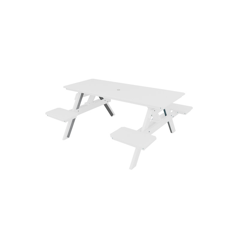Table de pique-nique Azor, Blanc