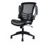 Chaise de bureau à dossier moyen en filet avec accoudoirs réglables Techni Mobile