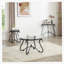 Table basse à plateau en verre Djene