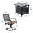 Leonard 2 - Person Patio Dining Set with Square Table , Cushions Included