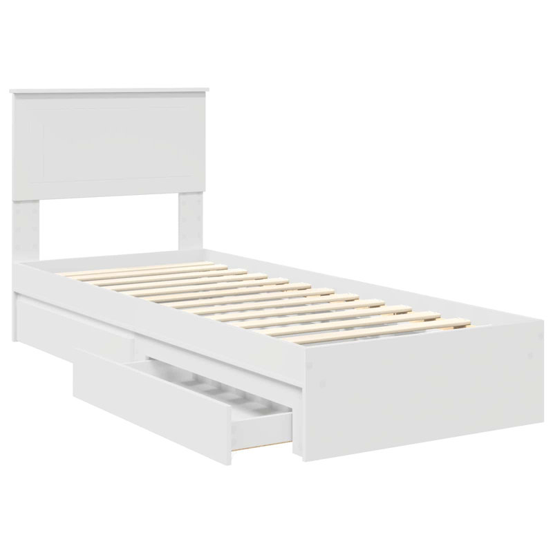 Bed, Small Single (2'6), White