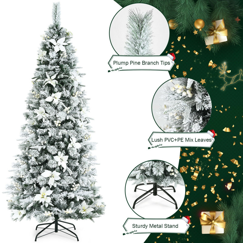 Arbre de Noël vert 7 pi, H 7 pi