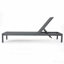 Chaise longue grise