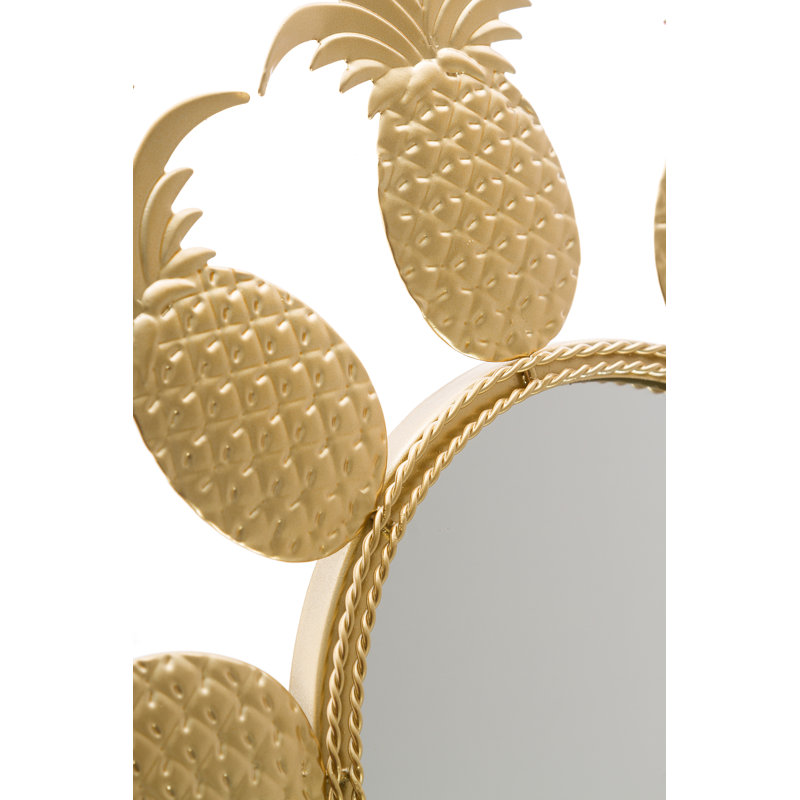 Wilkes Metal Flat Wall Mirror
