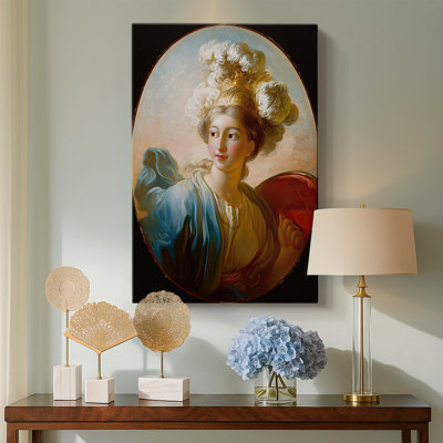 The Goddess Minerva -Gallery Wrapped Canvas by Jean-Honoré Fragonard