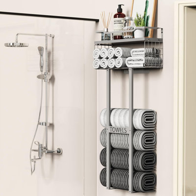 31" Wall Mounted Bathroom Towel Rack