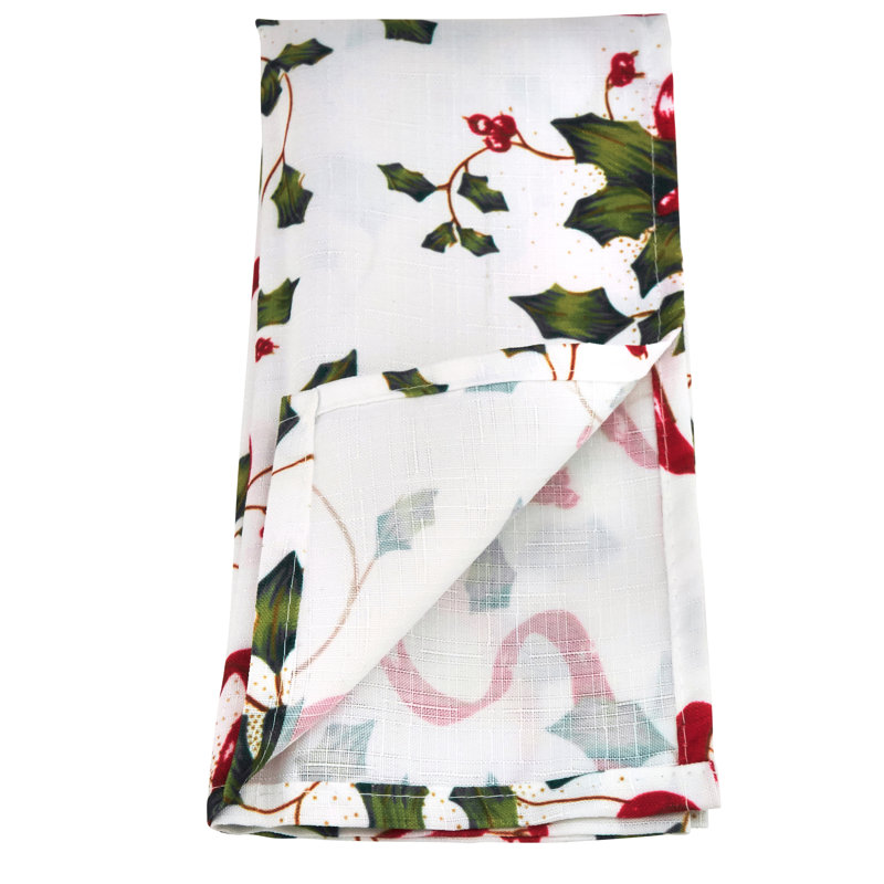 Savell Polyester Floral Square Napkin
