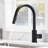Single Handle Two Modes Pull-down Kitchen Faucet-104200655