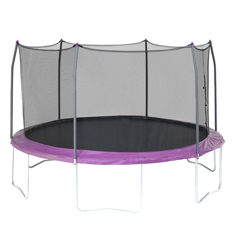 15' Round Trampoline with Safety Enclosure