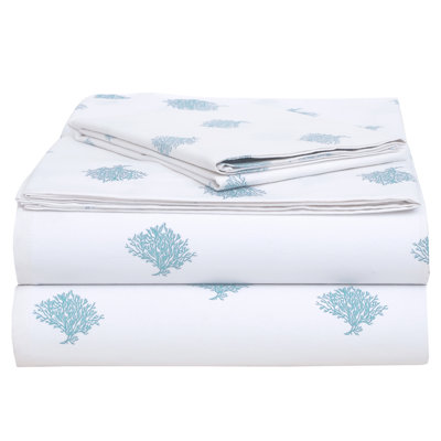 Ensemble de draps 100% coton 144 fils