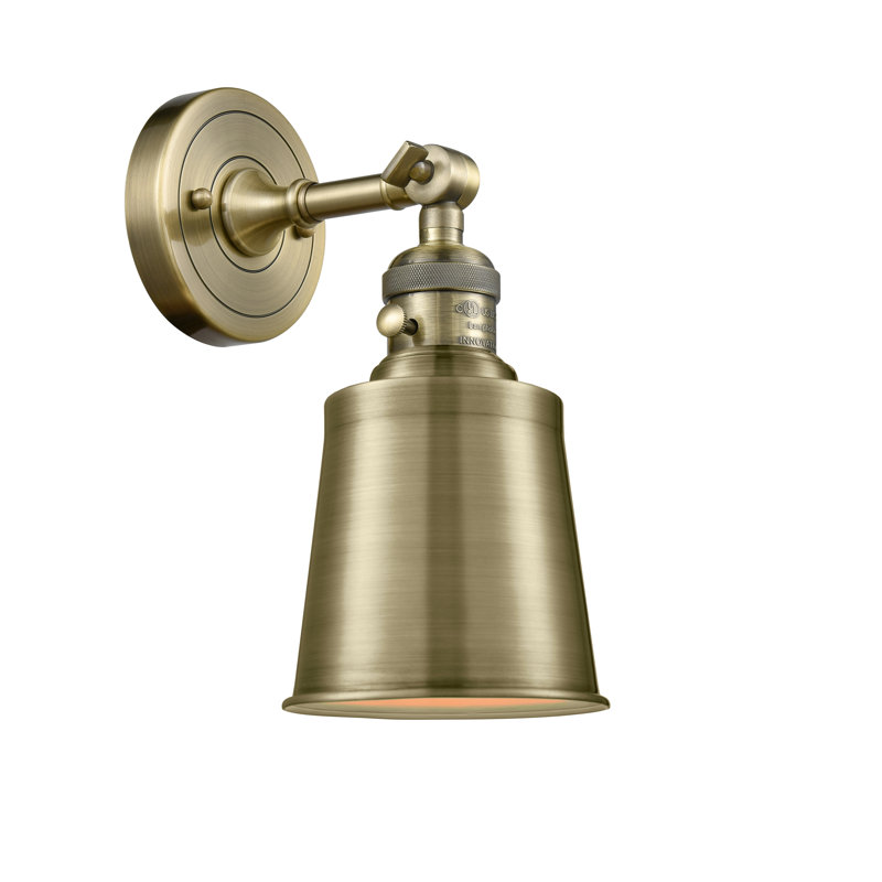 Shept Mallet Armed Sconce, No Bulb Included, Antique Copper