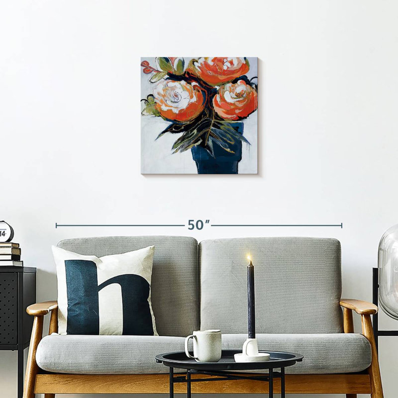 Harnek A Pot Of Blooms, H 20 po x l 20 po