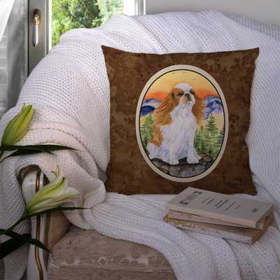 Coussin décoratif intérieur/extérieur english toy épagneul