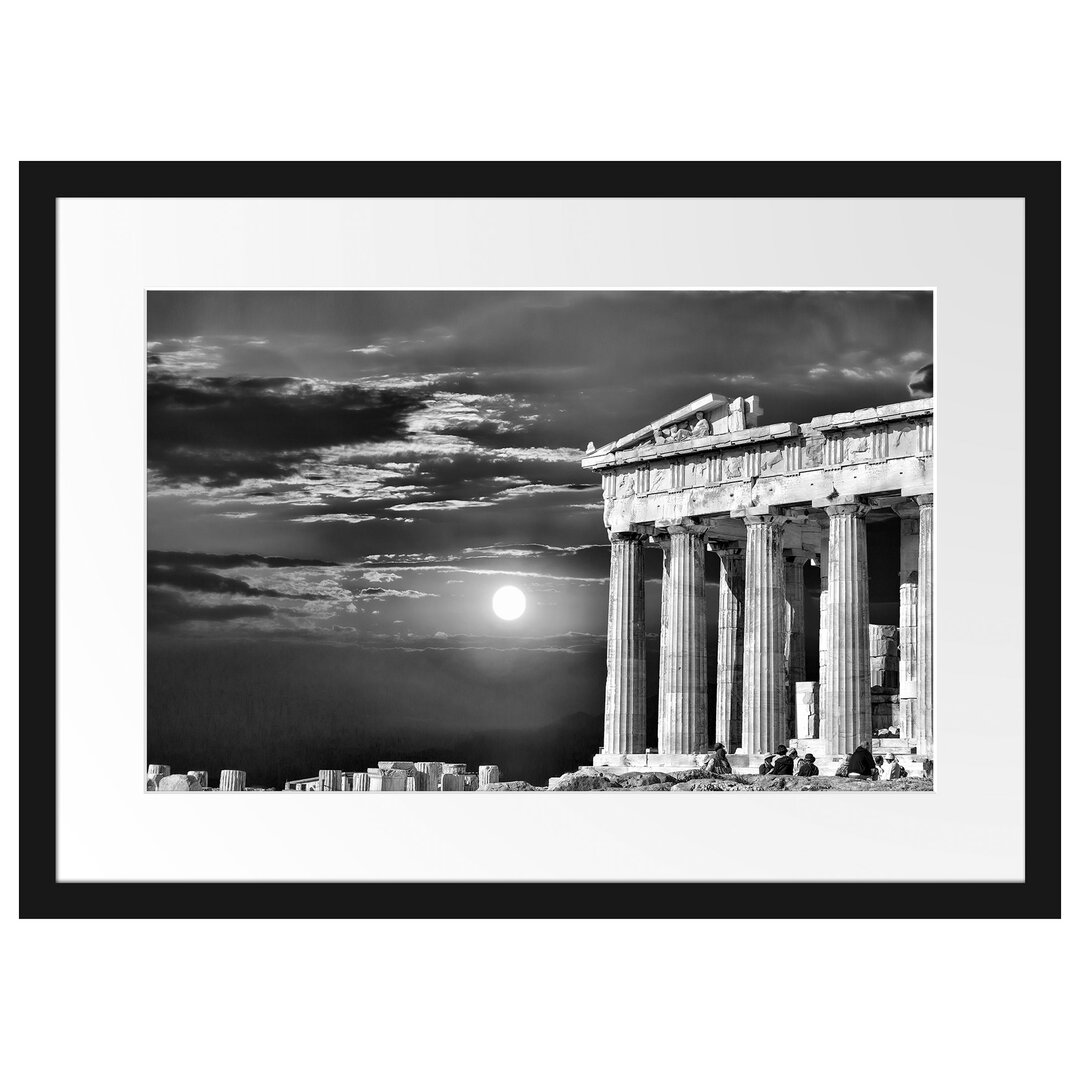 Tempel der Athene Gerahmter Fotodruck Poster