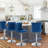 360°Swivel Bar Stools with Sliver Base-245266682